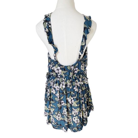 Free People Mini Floral Dress Bohemian Size Small - Picture 7 of 12